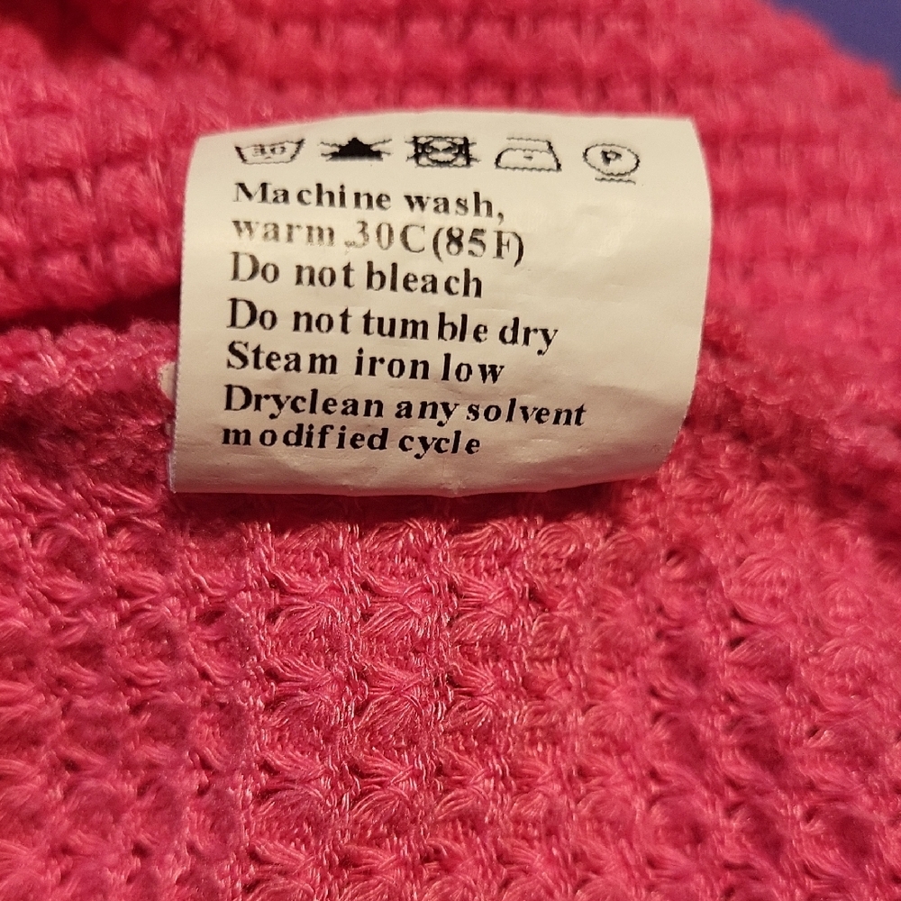 Pink Button-Up Sweater - Picture 8 of 8